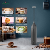 Mélangeur de boissons électrique de nouvelle conception 2025, mousseur à lait, mélangeur à œufs portable, batterie rechargeable, mousseur à lait à vapeur pour café