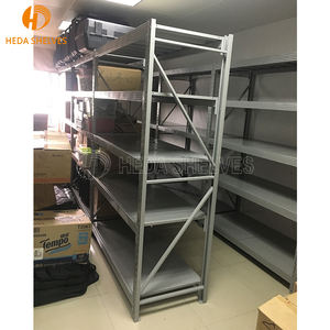 Étagère en métal réglable sans bouchon et supports stockage en entrepôt étagère en métal à usage moyen - Product Image 4