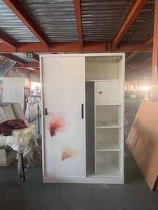 Armoire de personnel de dortoir, <span class=keywords><strong>vestiaire</strong></span>, <span class=keywords><strong>casier</strong></span> à vêtements de travail avec cloison, armoire sanitaire <span class=keywords><strong>pour</strong></span> séparer les vêtements propres et sales - Product Image 5