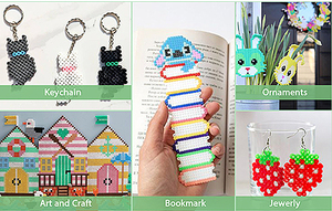 Kit de perles à fusionner 2,6 mm, 120 couleurs, en plastique PE, pour le <span class=keywords><strong>d</strong></span>éveloppement intellectuel des enfants, fabrication artisanale DIY, usine OEM ODM - Product Image 5
