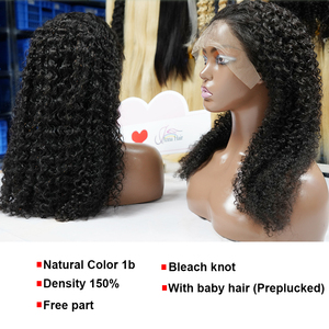 Perruques de cheveux humains WXJhair Alibaba en dentelle HD transparente complète, vierges, Remy, brutes, indiennes, avec cuticules alignées, pour femmes noires - Product Image 3