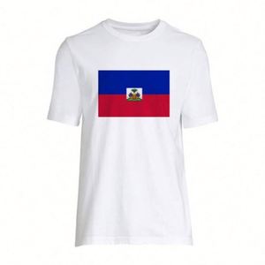 เสื้อยืดแฟชั่นฤดูร้อนปี 2026 ลายธงชาติเฮติ ระบายอากาศได้ดี ทรงโอเวอร์ไซส์  แบบยูนิเซ็กซ์  คอทรงโอ  ขนาดสั่งทำได้  พิมพ์ลายสกรีน  สำหรับงานโปรโมชั่น - Product Image 1
