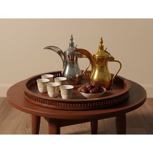 Customized <b>Arabic</b> Coffee Dallah Pot Cawa Cups Base <b>Sets</b> Long Spout Dallah <b>Tea</b> Pot Stainless Steel Coffee <b>Tea</b> Pot Dallah - Product Image 1