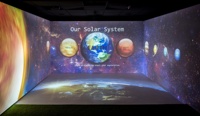 5*96 mètres paume tactile enfants jeux muraux interactifs salle de Projection immersive magie océan mer expérience grotte immersive Projection