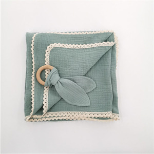 D'été mousseline bébé swaddle couverture double gaze nouveau-né enveloppes - Product Image 3