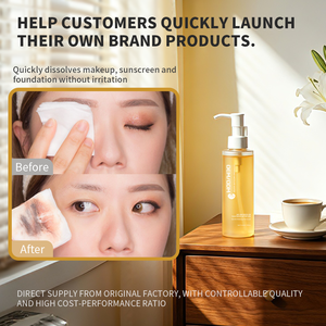 Huile démaquillante visage texture apaisante <span class=keywords><strong>la</strong></span> plus vendue, logo personnalisé, hydratante et nourrissante - Product Image 6