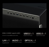Proyector Láser XGIMI X50Ultra 4K Óptico con Lente de Zoom 0.98-2.0:1, 6000 Lúmenes, Relación de Contraste 90000:1, Compatible con 21:9, Baja Latencia 240HZ