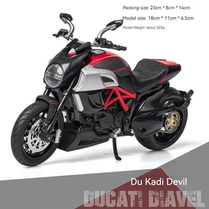 Modèle réduit en métal pour Ducati <span class=keywords><strong>Kawasaki</strong></span> Ninja H2R 1/12 Scale Diecast Toy Sound Light Front-Wheel Steering Ornament Alloy Motorcycle Model - Product Image 6