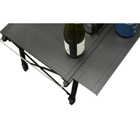 Table de camping en aluminium IGT facile à transporter et à ranger