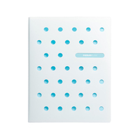 Porte-documents A5 à 20 pochettes colorées pour bureau et école, classeur transparent en plastique PP avec protège-feuilles