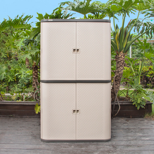 Armoire de réseau extérieure Toppla avec clé et serrure électronique, prix abordable, armoires de rangement en plastique étanches avec tiroirs - Product Image 6