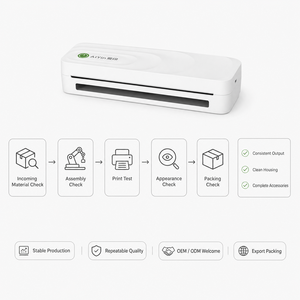 Stampante Portatile Senza Inchiostro per Documenti A4, Macchina di Stampa Termica con Bluetooth e Lunga Durata della Batteria per Uso Domestico e d'Ufficio - Product Image 5