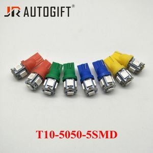 Ampoules LED T10 W5W 5050 5SMD pour l'intérieur de la voiture, 12V, éclairage de <span class=keywords><strong>plaque</strong></span> d'<span class=keywords><strong>immatriculation</strong></span>, clignotants, blanc, rouge, jaune, vert, rose, bleu, ampoules de voiture - Product Image 5