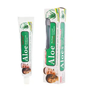 Эссенция с алоэ для взрослых, отбеливающая свежий запах, 90 г/20 г, зубная паста для отеля, зубная щетка и зубная паста
