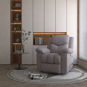Neuzugang Werbeartikel Stoffmaterial einstellbar Freizeit einzeln leistung elektrischer entspannungs-Sessel Lehnsofa