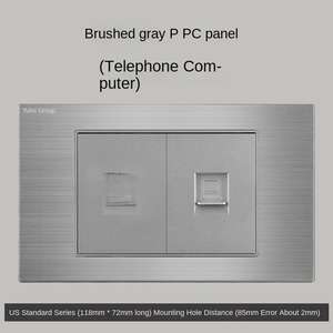 Prises et fiches murales avancées pour appareils ménagers, TV, LAN, satellite, ordinateur, série 118 - Product Image 6