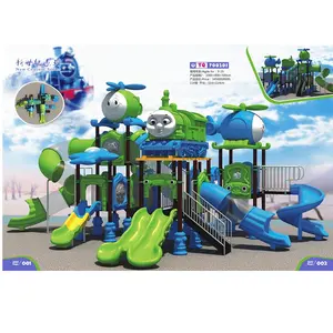 Çocuk açık oyun eğlence parkı ekipmanları plastik slayt oyun ekipmanları