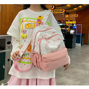 Giá rẻ túi đi học Kid Cô Gái Ba lô TIE DYE trường túi sách bán buôn phim hoạt hình trường ba lô với túi ăn trưa trẻ em ba lô - Product Image 4