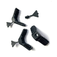 Connecteur d'angle en plastique non pliable pour double vitrage 9.5A, connecteur de barre d'espacement en aluminium pour coins