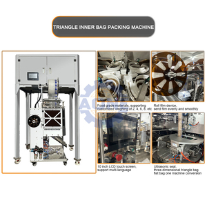 Ultrasonic Non-trace Sealing Fully Automatic <b>Tea</b> Bag Wrapping Food Filling <b>Machine</b> with High-Accuracy Packaging - Product Image 2