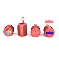 Haut-parleur Bluetooth sans fil avec batterie amovible, audio TWS, lumière RGB, carte TF, AUX, appels Bluetooth, 8W