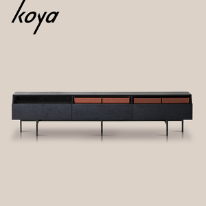 Wooden Tv Stand Wooden Modern Luxury Nordic Style Design Living Room Wooden LED TV Cabinet TV Stand Furniture With 4 Drawers