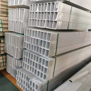 6061 tubo rettangolare quadrato estruso in lega di alluminio 6063 tubo quadrato in alluminio T5 - Product Image 6