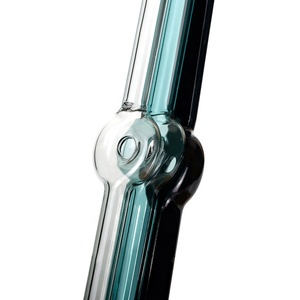 Paille en verre créative résistante à la chaleur, paille artistique en verre borosilicate coloré, paille droite ou courbée pour jus et lait - Product Image 2