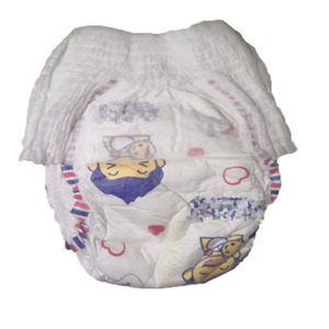 Pañales impresos para bebés, pantalones de tela no tejida de 3 capas con superficie seca y protección contra fugas para bebés - Product Image 3