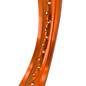 Llantas de Aluminio Aleación 7116 T6 de 17 Pulgadas <span class=keywords><strong>para</strong></span> Supermoto, Color Naranja - Product Image 5