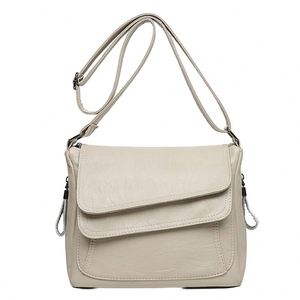 Bolsos y carteras casuales de moda en piel sintética, bolsos de hombro de viaje en charol para mujer, bolsos cruzados. - Product Image 1