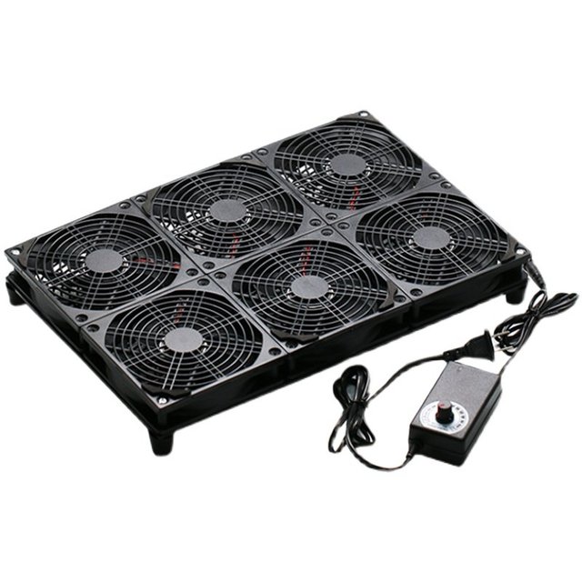 100~220V Universal Large Air Volume Strong Cooling 14/15.6 Notebook Radiator Router Fan Rack PD12025B12L 3 Guarantees