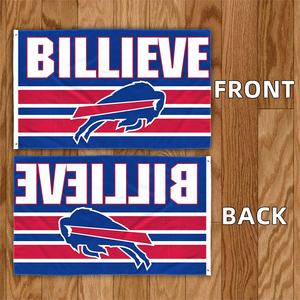 Haute qualité 3x5ft pour équipe de Football <span class=keywords><strong>NFL</strong></span> conception personnalisée bannière Buffalo Bills drapeaux 100% Polyester Stock toutes les équipes - Product Image 5