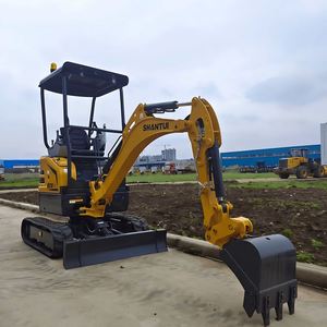 Mini-excavatrice sur chenilles Shantui SE17 de 1,8 tonne, moteur Kubota, rotation zéro, hydraulique, pour travaux de jardinage et de construction - Product Image 4