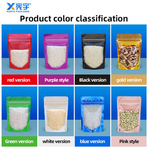 Sachet Doypack Personnalisé avec Logo, 250g, 500g, <span class=keywords><strong>1kg</strong></span>, Doré Transparent, à Fermeture Éclair, <span class=keywords><strong>en</strong></span> Plastique, pour Épices, Produits Secs, Fruits Séchés - Product Image 4