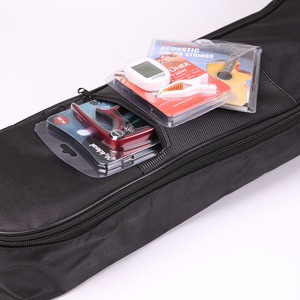 Étui pour guitare acoustique 39 pouces, double bandoulière, tissu Oxford, fermeture éclair durable, sac de transport pour guitare - Product Image 1