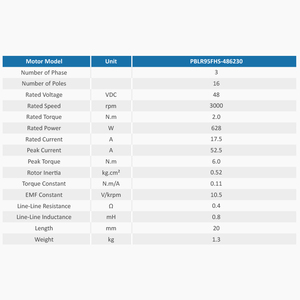 프라이모팔 코봇 암 프레임리스 토크 서보 모터 48V 3000rpm <span class=keywords><strong>DC</strong></span> BLDC DD 모터 협동 로봇 브러시리스 모터 - Product Image 4