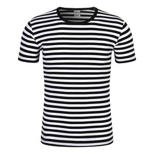 Camisetas a Rayas para Hombre al por Mayor, Estilo Naval, Tallas Grandes, Alta Calidad, 100% Algodón, Camisetas a Rayas Económicas - Product Image 3