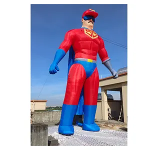 Diskon superman tiup karakter kartun raksasa iklan tiup kustom