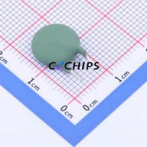 Termistor NTC DRM100D11MP8C5GA0, Componente de Montaje en Orificio (THT), P=5mm, Resistencia 10 Ohmios, 2800K, 3A - Product Image 2