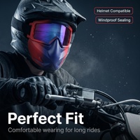Masque de protection pour moto tout-terrain, design personnalisé, coupe-vent, pour motocross, ATV, course hors route, lunettes de moto