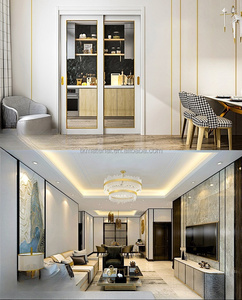 Bandes décoratives adhésives murales en acier inoxydable plat de 10 mm <span class=keywords><strong>pour</strong></span> cadre miroir, idéales <span class=keywords><strong>pour</strong></span> les murs de fond de salon moderne - Product Image 3