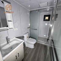 Villa Modulaire Préfabriquée de Luxe 20/40 pieds, Maison Conteneur Extensible Moderne Triple-Fonctionnelle avec 2 Chambres pour Hébergement de Vacances en Station Balnéaire