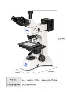 Fabricante profesional de China Microscopio metalográfico de campo oscuro brillante infinito vertical Msd4666Bd - Product Image 3