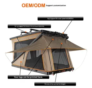 Tenda da Tetto a Forma di Z in Tessuto Oxford per Pickup, Vendita Calda di Fabbrica, per Tour in Auto, Quattro Stagioni, Doppio Strato Impermeabile 2,3m - Product Image 4