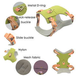 สายรัดสุนัขแบบยุทธวิธี ทำจากไนลอนคุณภาพสูง ทนทาน พร้อมหัวเข็มขัดปรับได้ สำหรับสุนัขขนาดกลางและขนาดใหญ่ - Product Image 2