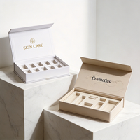 Individuelles Logo Formgestaltete Karton-Kosmetik Parfüm Ätherisches Öl Beauty-Set Verpackung Luxuriöse Magnetische Geschenkboxen aus Festem Papier