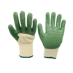 Guantes de algodón polivinílico 10G personalizados para construcción En388 3121X guantes de trabajo de seguridad de jardín de goma recubiertos de látex de mano protectora Industrial - Product Image 1