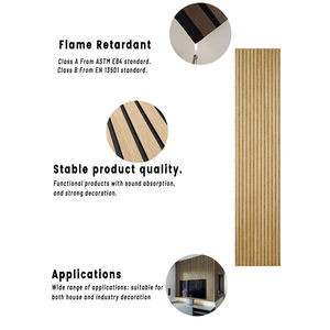 <span class=keywords><strong>Mur</strong></span> insonorisé en laine de bois, panneaux acoustiques pour le cinéma - Product Image 3