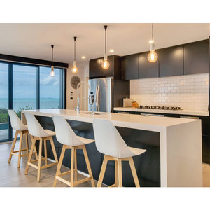 عالي اللمعة ورنيش اللوحة الحديثة خزائن المطبخ الاقتصادي Kitchenette جميع في واحد - Product Image 3